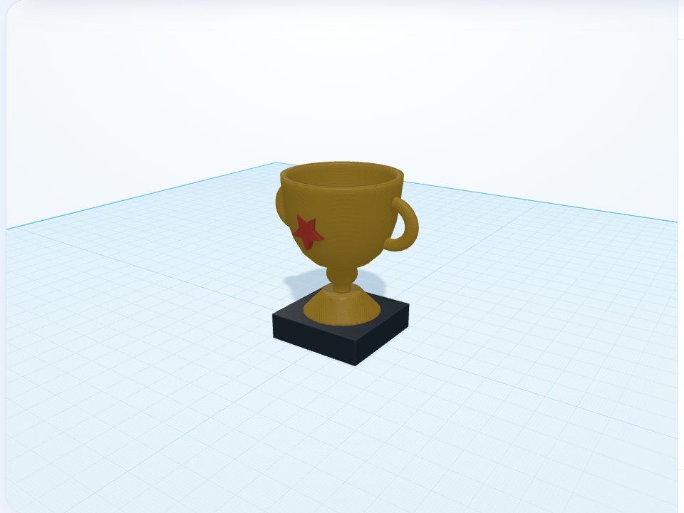 Модель «Кубок чемпиона» в Урок3D