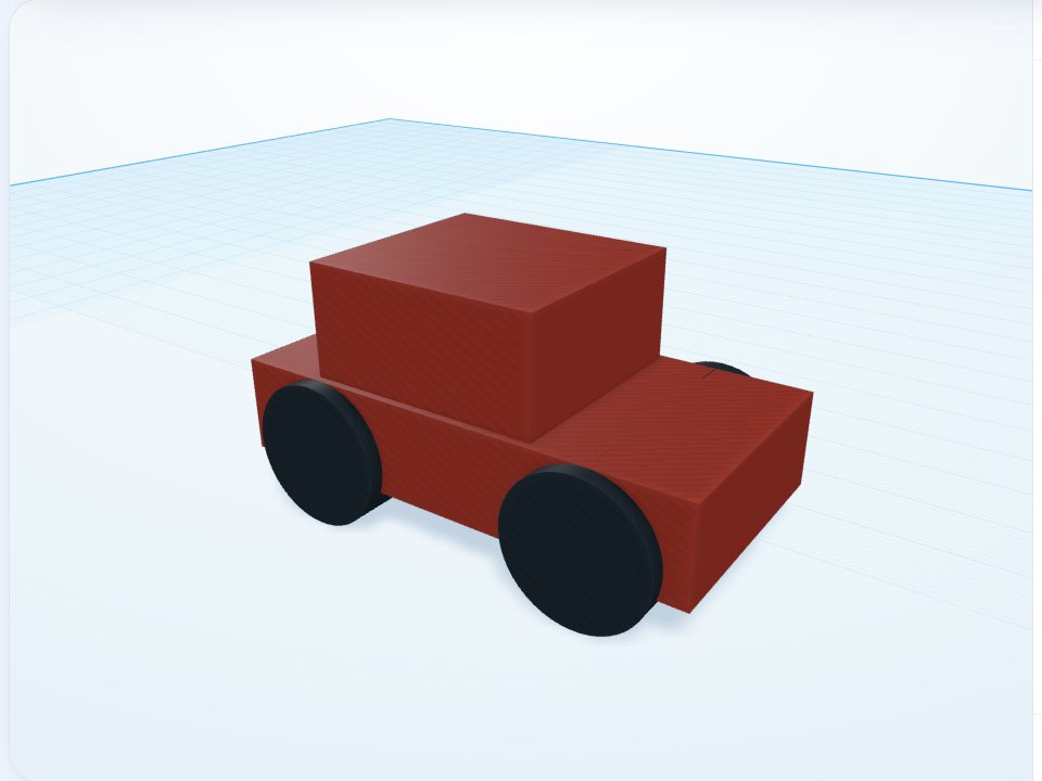 Модель «Машинка» в Урок3D